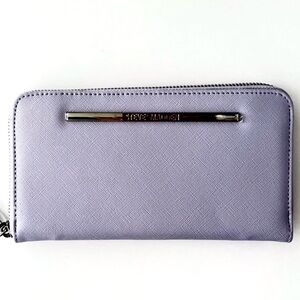 Steve Madden Bzippy Zip Around Wallet in Lilac